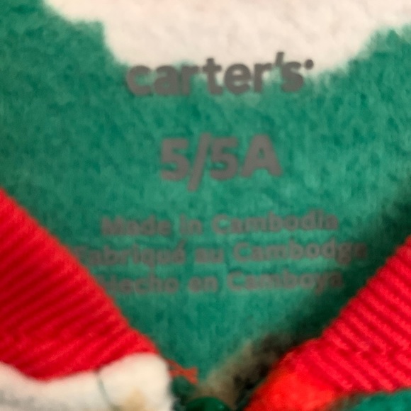 Carter’s Toddler Boys Christmas Onesie Size 5 - Picture 3 of 6
